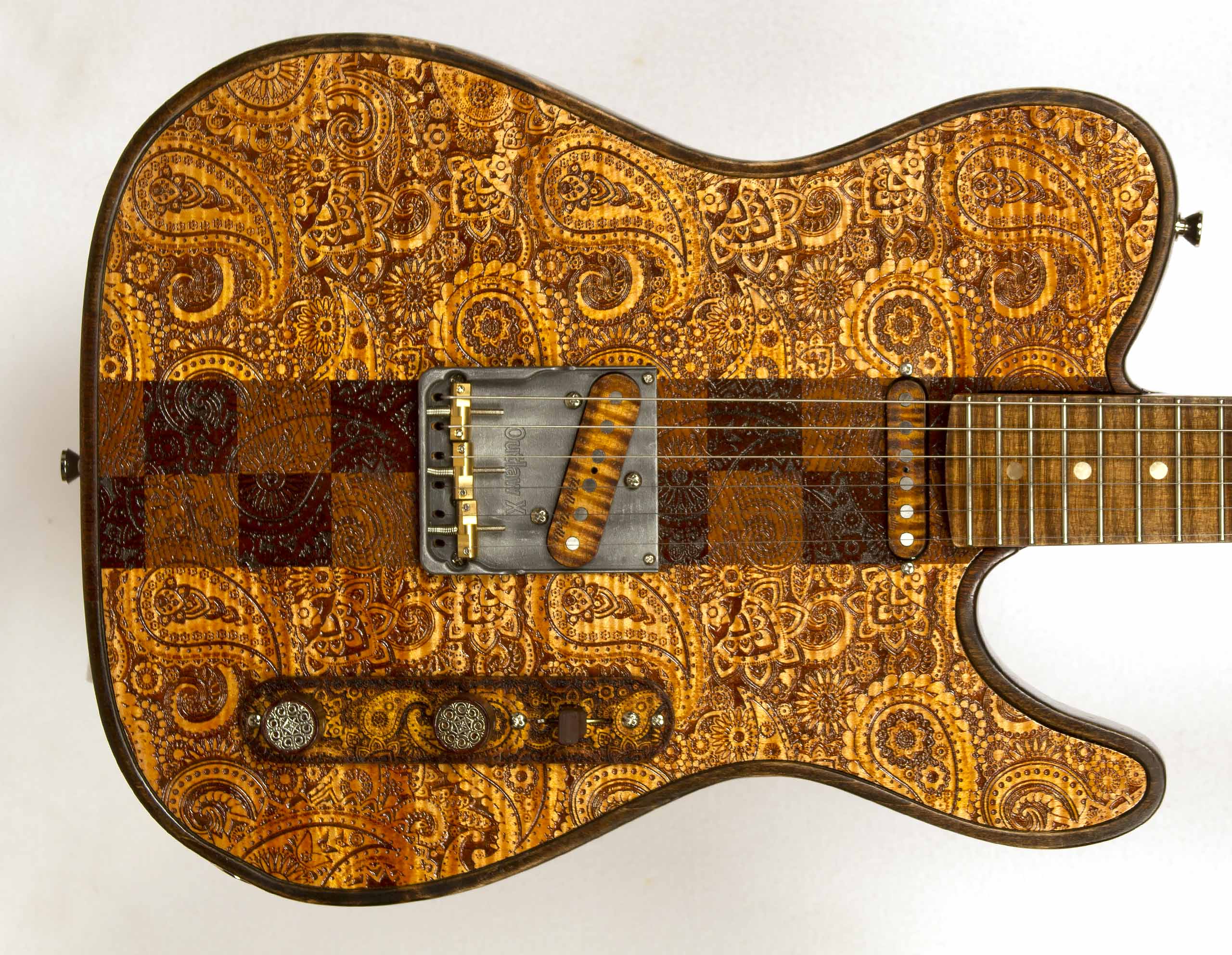 Checkered Paisley - #241066 Maverick Laser