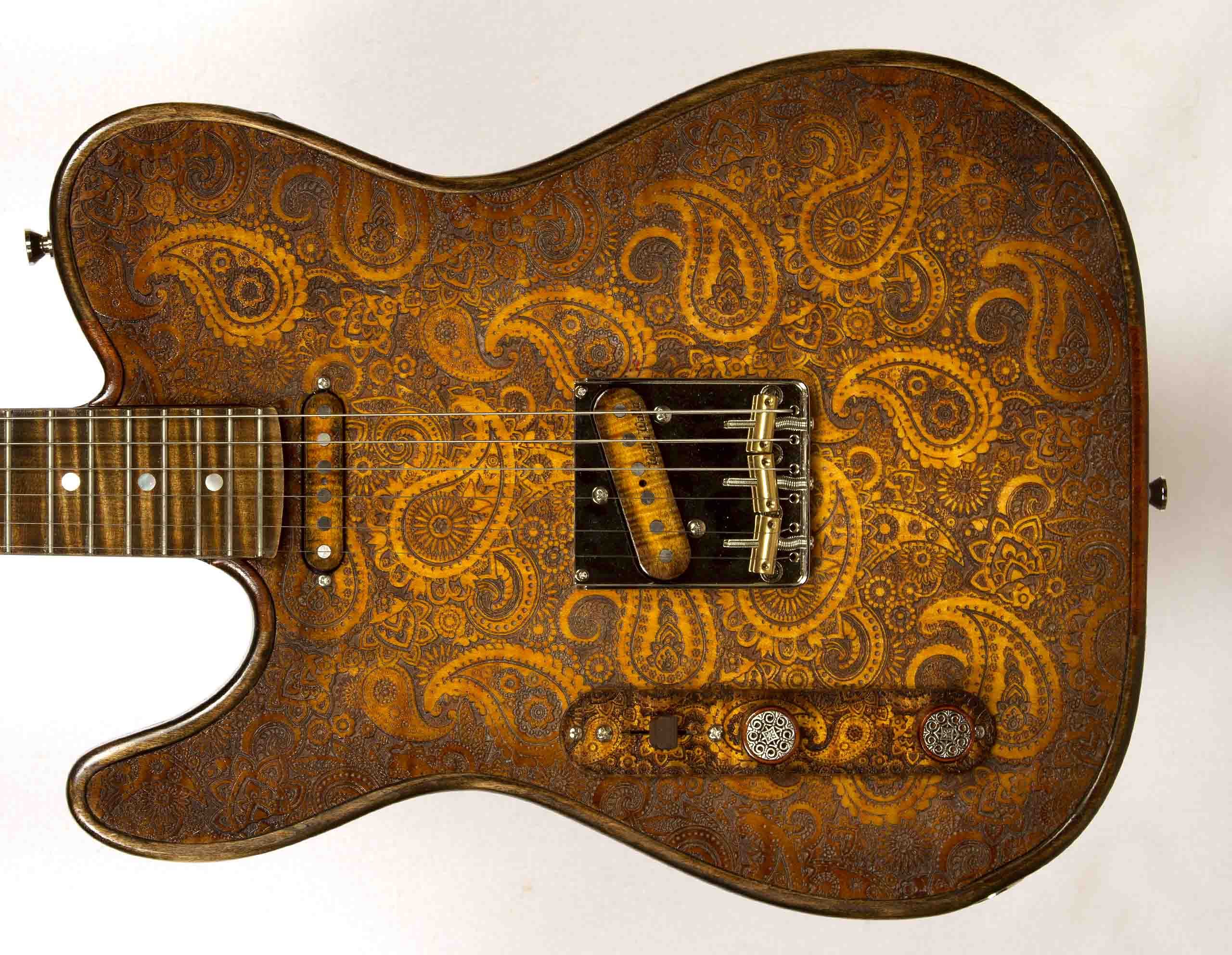 Tobacco Burst Paisley LH - #251075 Maverick Laser