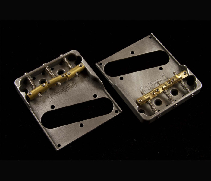 Aged Aluminum Outlaw-X Comfort Bridge Aged Aluminum